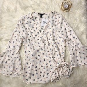 Forever 21 wraparound blouse